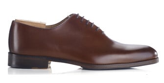 Zapatos Oxford de piel hombre Castaños patinado - PETER PATIN
