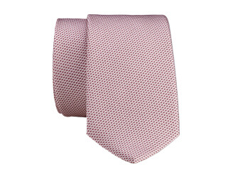 Corbata de Seda Rosa Falso Liso