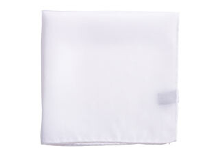 Pañuelo de bolsillo hombre de seda blanco