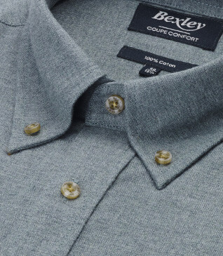 Camisa de franela Verde Tila - ANDER