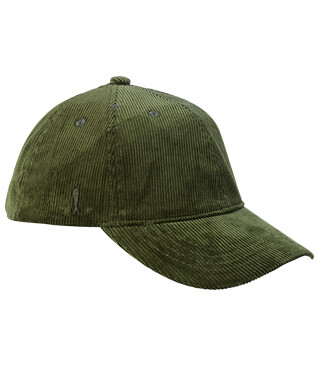 Gorra hombre en terciopelo de algodón verde bosque - BRADWELL II
