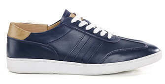 Zapatillas de Hombre Navy en Cuero - VERONA