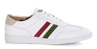 Zapatillas de Hombre en Blanco Verde y Rojo - VERONA