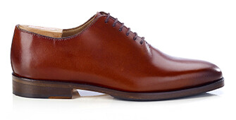 Zapato Oxford Hombre – Cognac Patinado - CARNEGIE PATIN