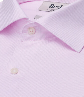 Camisa hombre rosa pálido popelina - TOMMASSO CLASSIC