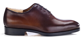 Zapato Oxford para hombre - Chocolate Matizado - BARDEGIE PATIN