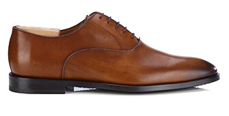 Zapatos Oxford dorados con pátina y silueta estilizada - DUKESTOWN