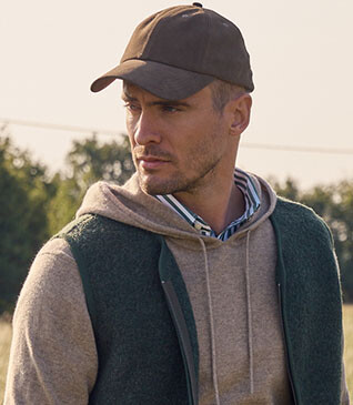 Gorra hombre en ante de cabra kaki - BRADWELL II