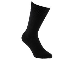 Calcetines de algodón grueso para hombre Negro