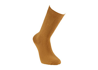 Calcetines de algodón grueso para hombre Mostaza