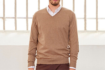 Jersey de hombre fino algodón orgánico/cachemira Topo moteado - VADIM