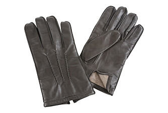 Guantes de hombre en piel de cordero Chocolate