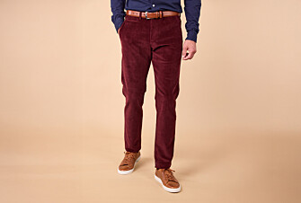 Pantalón chino de pana Burdeos para hombre - NORMAN