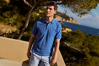 Polo para hombre Azul vaquero - GARETH