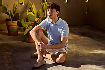 Polo Hombre Celeste moteado - ANDY II