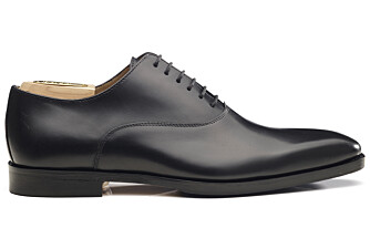 Zapato Oxford para hombre Suela de piel con patín Negro - TREMEZZO PATIN