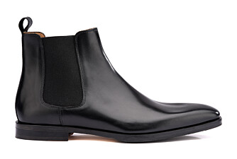 Botas Chelsea de piel para hombre Negras - BERGAME PATIN