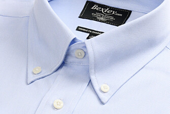 Camisa de algodón celeste - Cuello americano - PATRICK MC