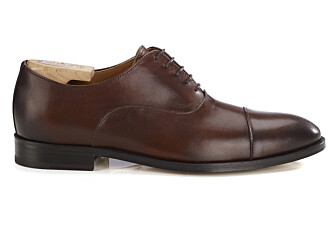 Zapato Oxford para hombre con suela de piel Coñac patinado - WINFORD