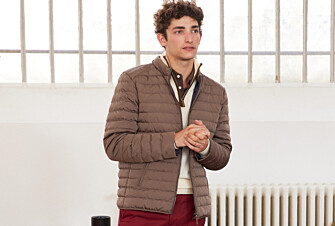 Chaqueta acolchada ligera de invierno para hombre Marrón Claro - SVEN III