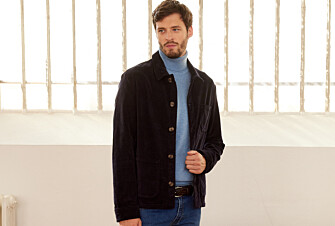 Chaqueta de terciopelo para hombre Azul marino - FIDÉLIEN