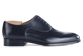 Zapatos Oxford hombre negro con suela de piel - WAYFORD