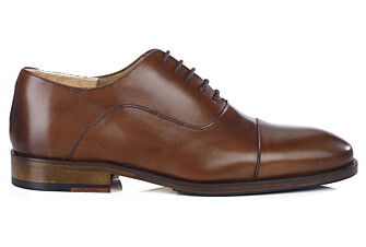 Zapatos Oxford Coñac Patinado con suela de cuero con patín - GRAKLEY