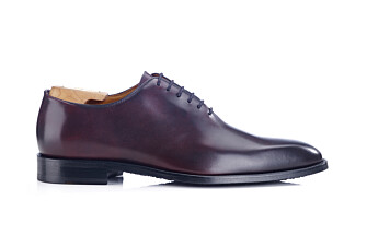 Zapatos oxford para hombre - Burdeos patinado - STANFORD GOMME