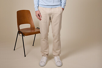 Pantalón chino hombre Beige cuerda - KELVIN
