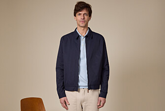 Chaqueta impermeable para hombre azul marino - ORLAND