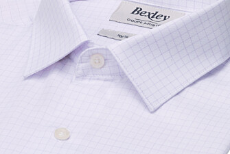 Camisa hombre a cuadros parma y blancos - DORIMOND CLASSIC
