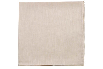 Pañuelo de Bolsillo en Chambray Crudo de Algodón y Lino