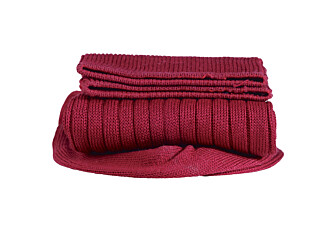 Calcetines en canale Hilo de Escocia para hombre Rojo Cereza
