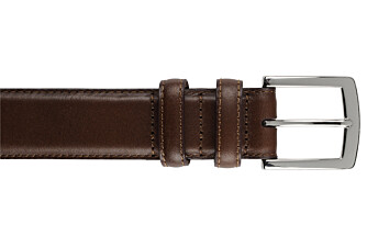 Cinturón de lujo para hombre Castaño - WESTGATE SILVER
