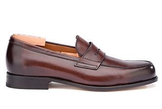 Mocasín de hombre de piel Chocolate patinado - WEMBLEY CLASSIC