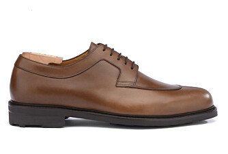 Zapatos derby de hombre Coñac con suela de caucho - KENT GOMME COUNTRY