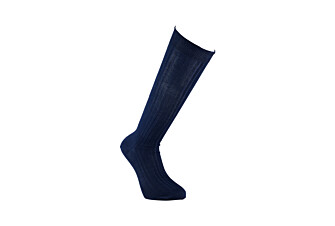 Calcetines altos Hilo de Escocia para hombre Marino