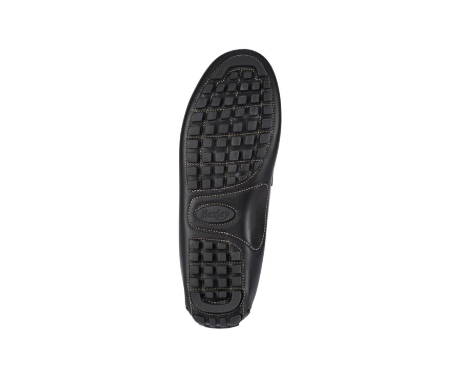 Mocasín de verano para hombre piel Negro - FERGUSON