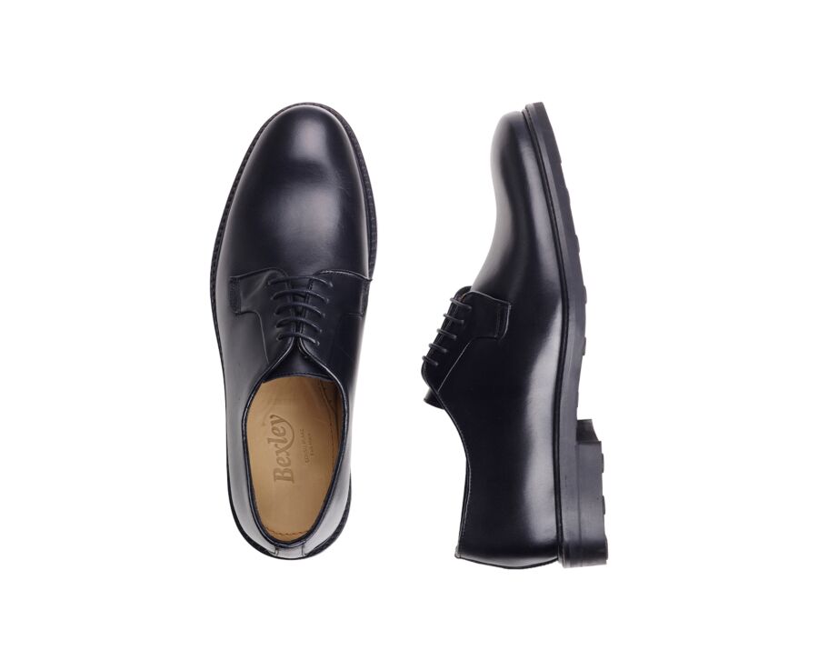Zapatos derby Negro con suela de goma - MONTEREY CLASSIC GOMME CITY