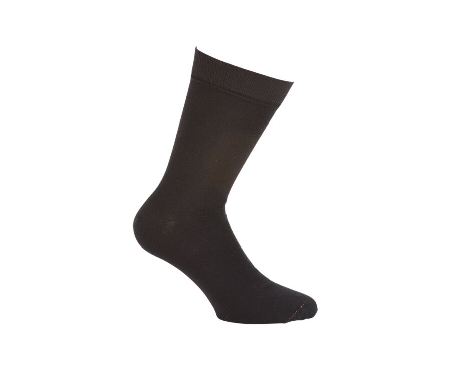 Calcetines finos de algodón para hombre Negro