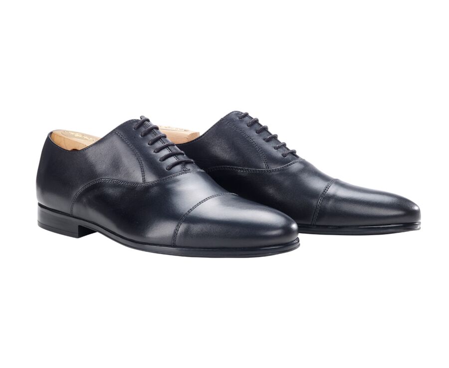 Zapato Oxford Negro para hombre Suela de caucho - LENNOX GOMME URBAN