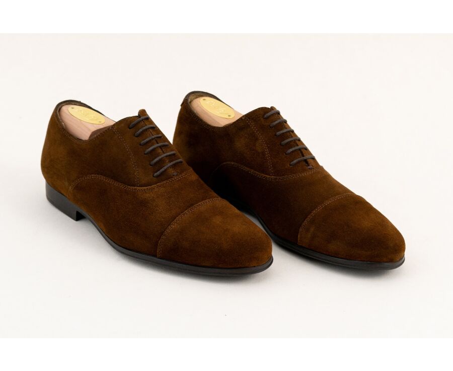 Zapato Oxford de ante Habana - LENNOX GOMME URBAN