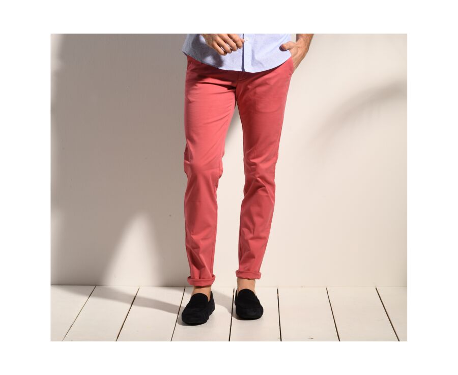 Pantalón chino hombre Frambuesa - KYRK