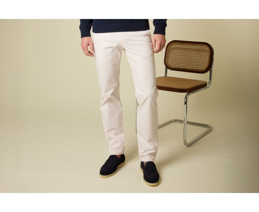 Pantalón chino hombre Rosa pálido - KYRK