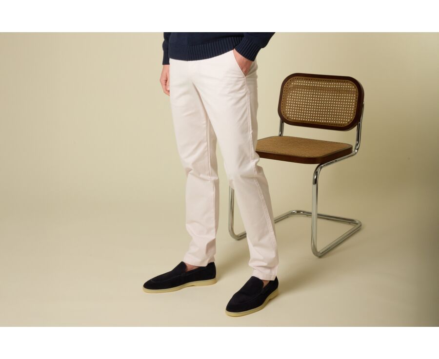 Pantalón chino hombre Rosa pálido - KYRK