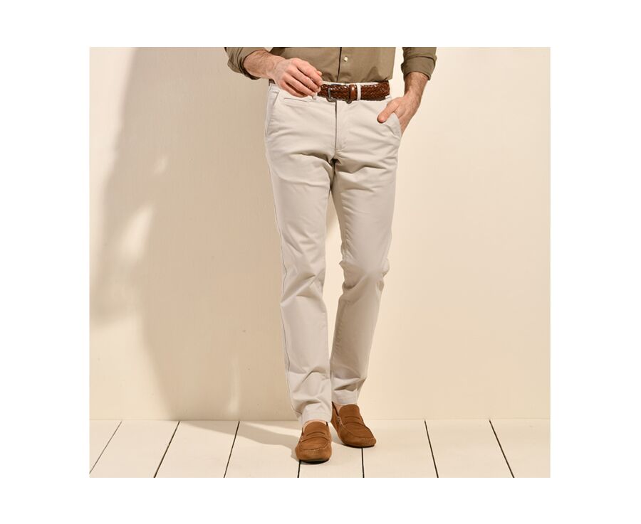 Pantalón chino hombre Greige - KYRK