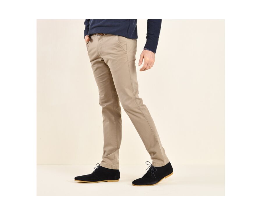 Pantalón chino para hombre Topo claro - KYRK