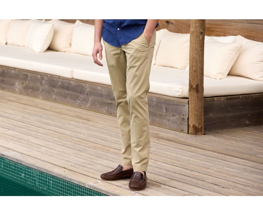 Pantalón chino hombre Beis - KYRK