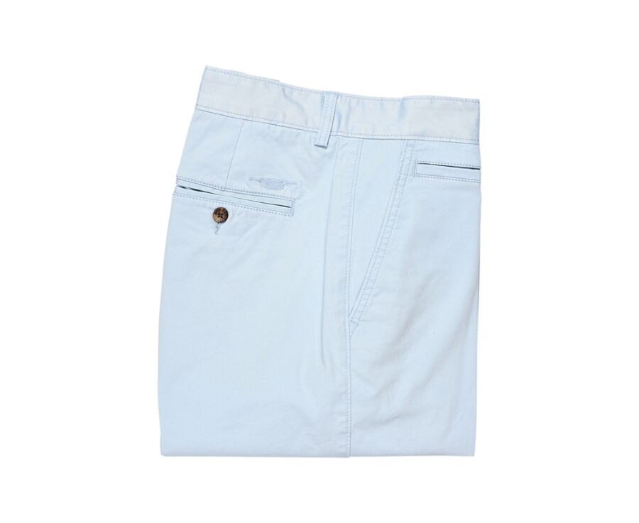 Bermuda tipo chino para hombre Azul claro - BARRY