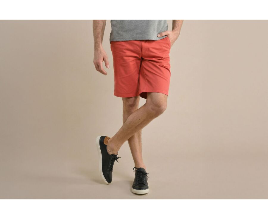 Bermuda chino hombre Coral - BARRY